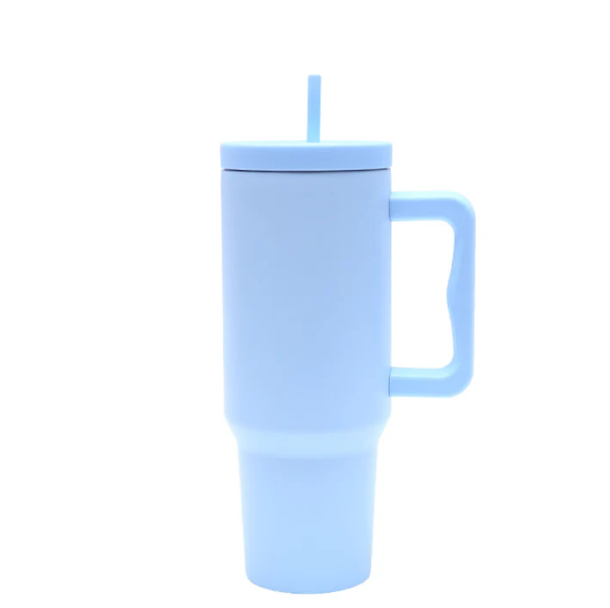 Blue Stainless Steel Tumbler
