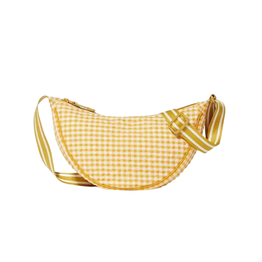 Yellow Stripped Cross Bag