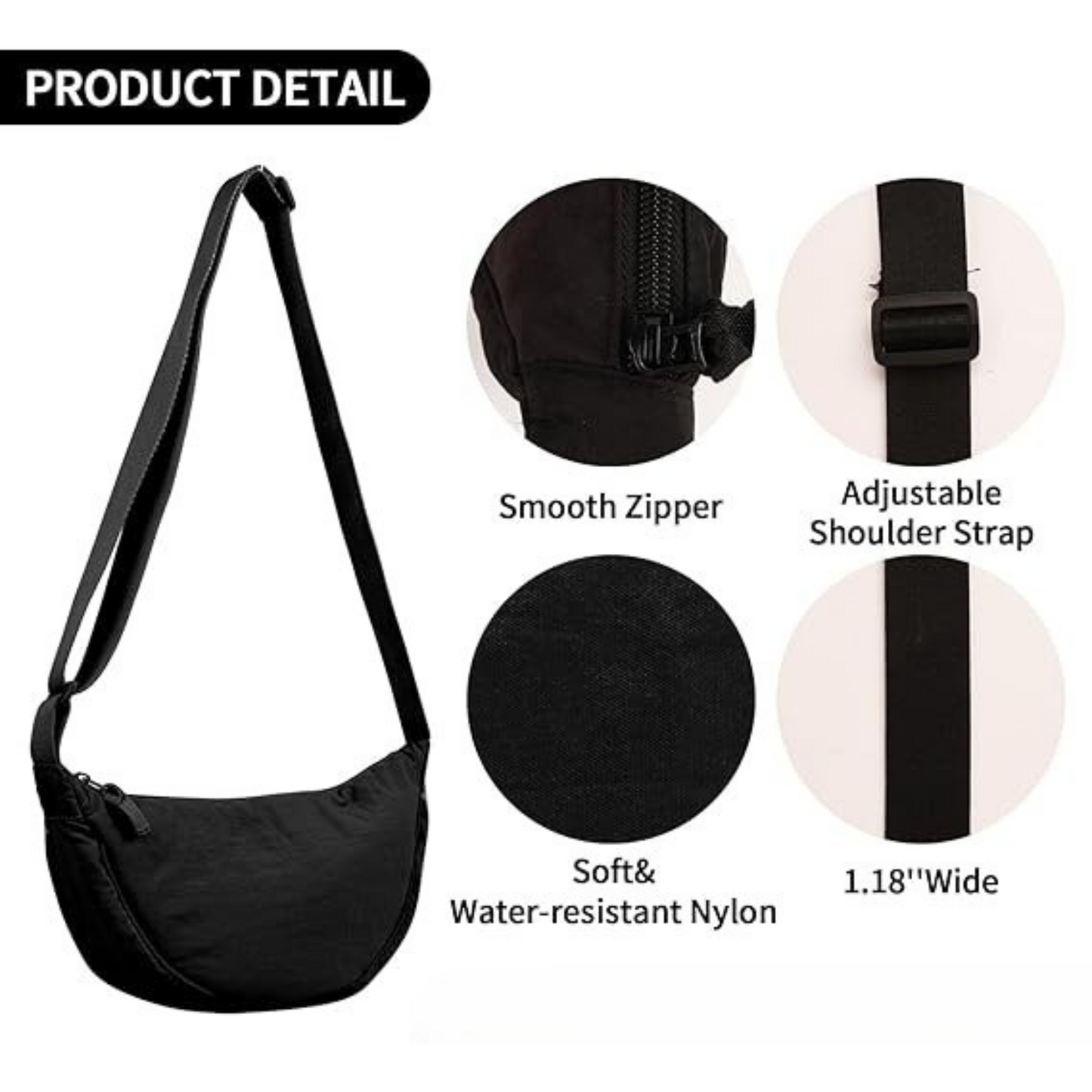 Black Lamalama Cross Bag
