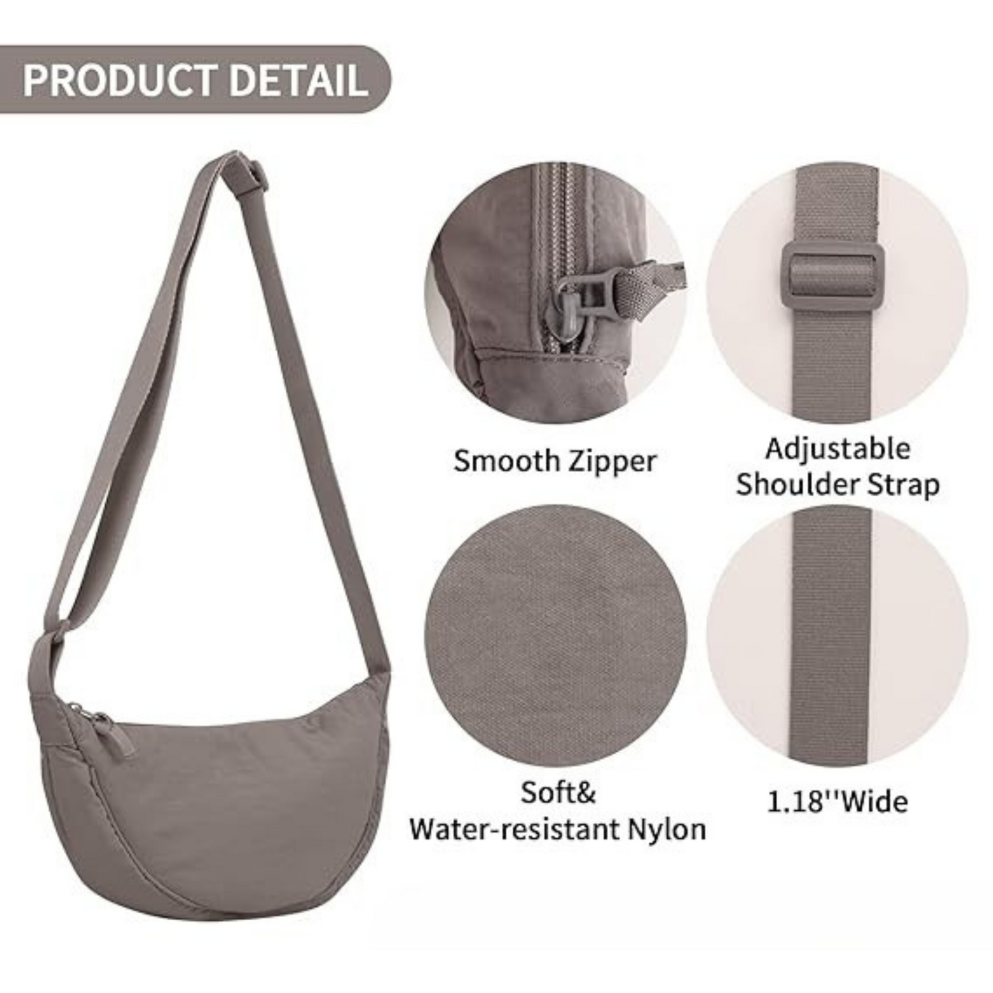 Grey Lamalama Cross Bag