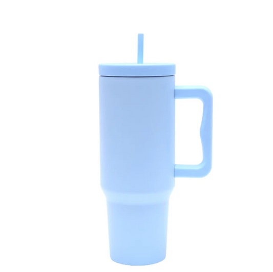 Blue Stainless Steel Tumbler