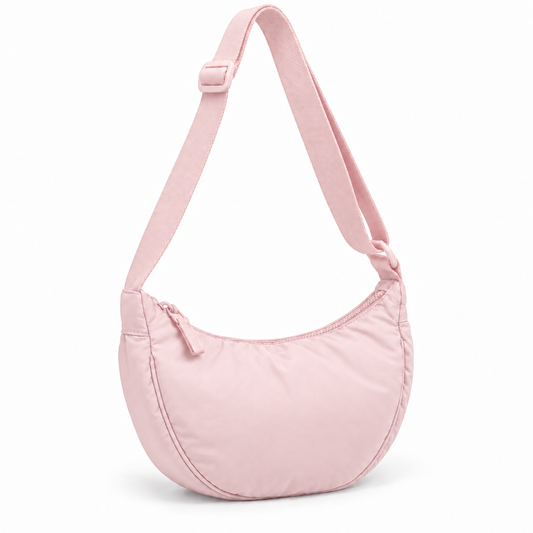 Baby Pink Cross Bag – Lightweight Unisex Crossbody Bag