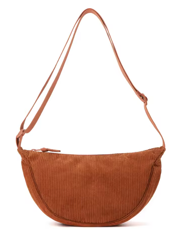 Orange Lamalama Cordory  Cross Bag