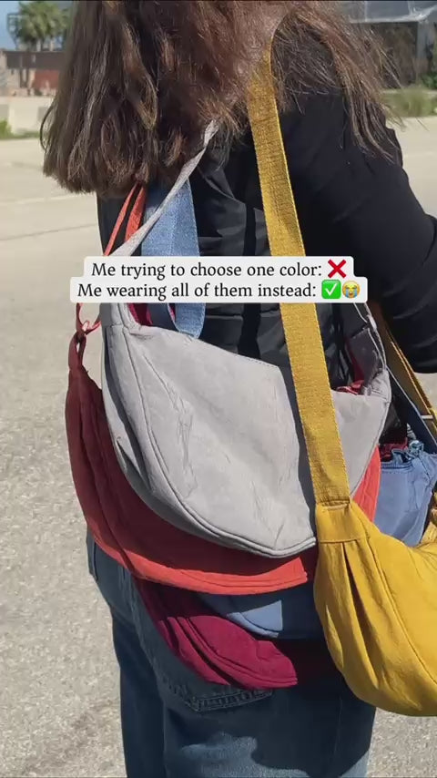 Load video: When one color isn’t enough… you wear them all 😌 Because your mood changes, and so should your bag.